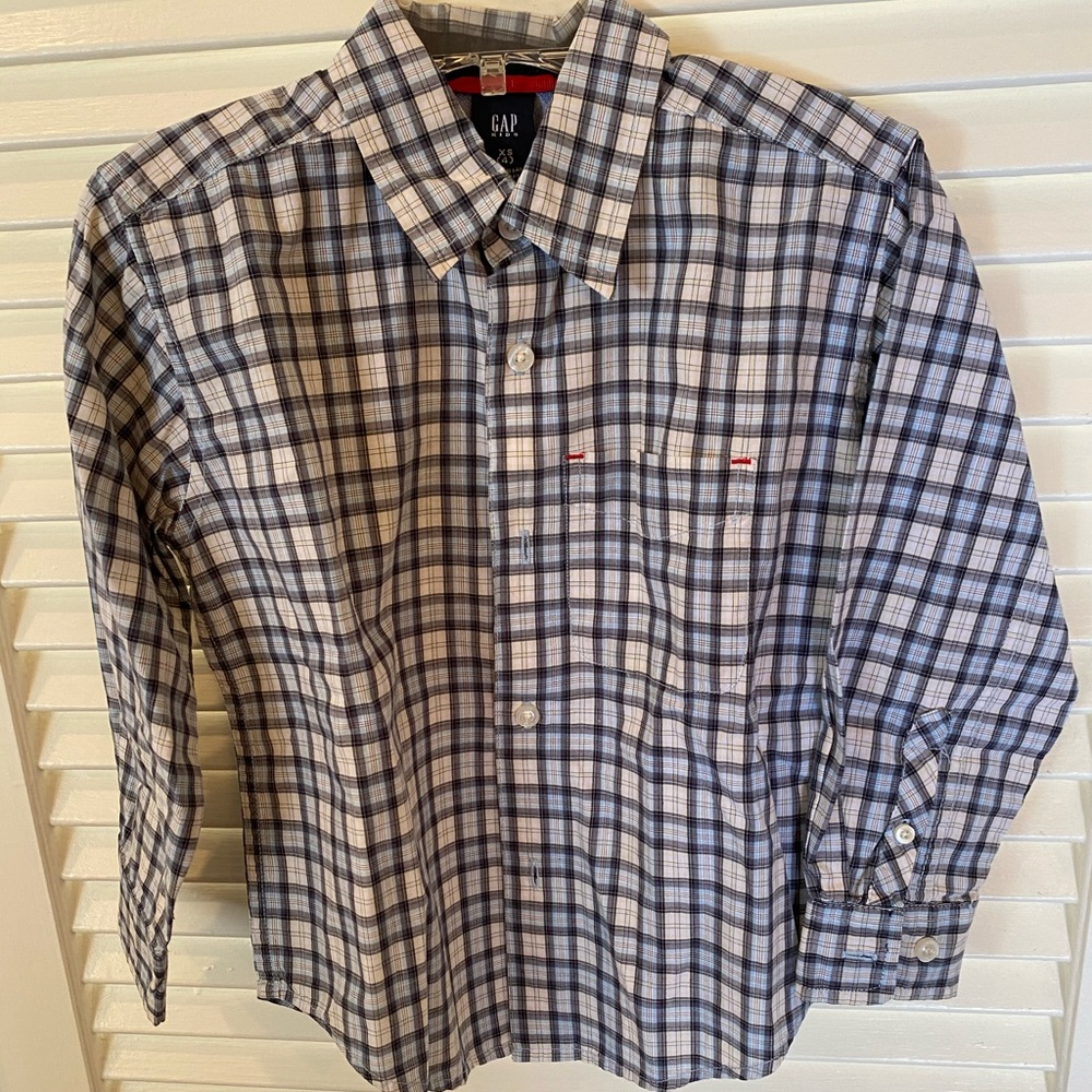 Gap Kids Plaid Button Down Shirt